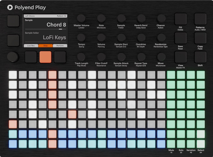 Polyend Play, una groovebox basada en muestras muy divertida